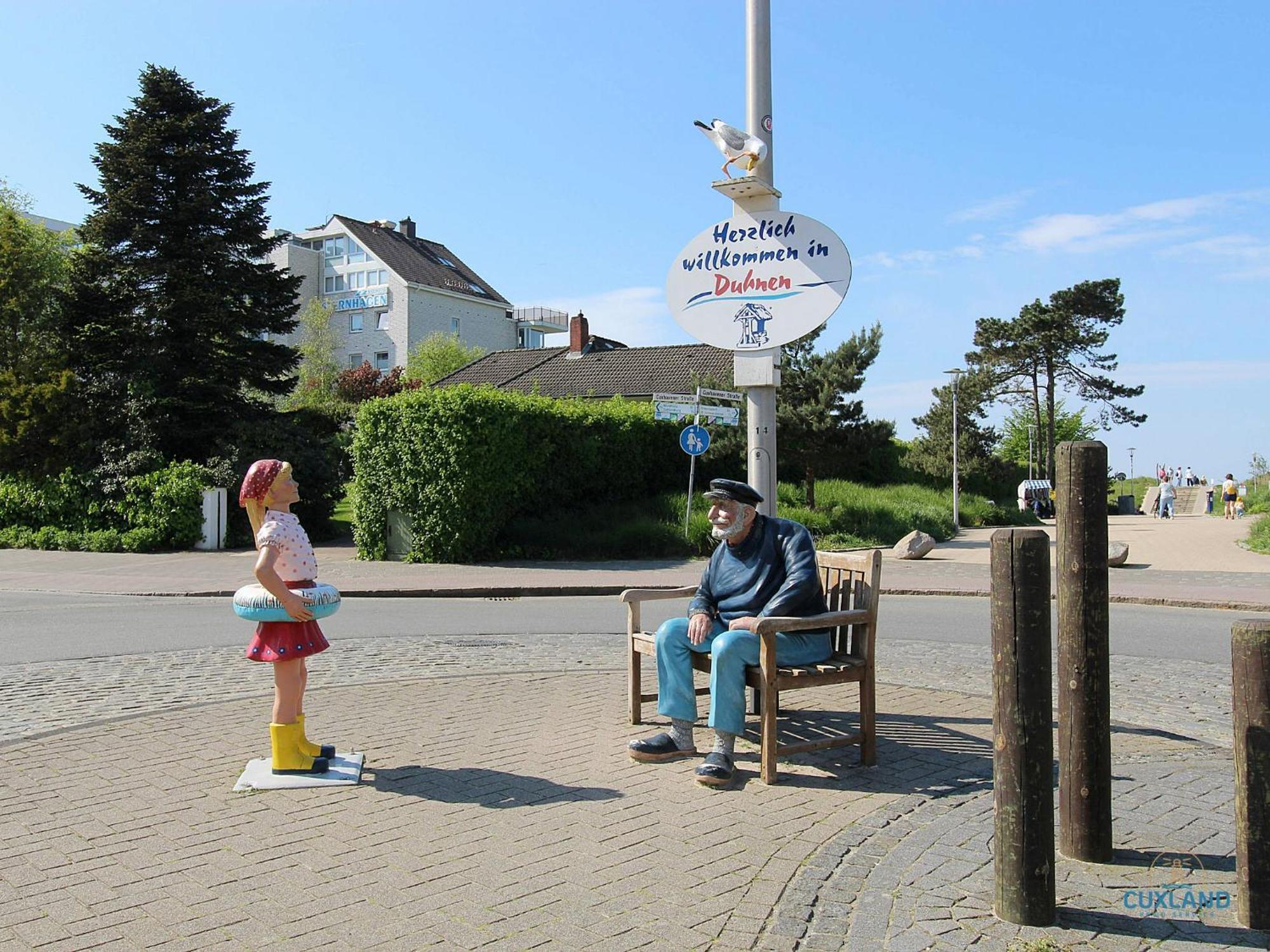 Urlaub Mit Blick Auf Die Duhner Heide Cuxhaven Esterno foto